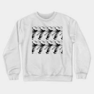 Monochrome abstract Crewneck Sweatshirt